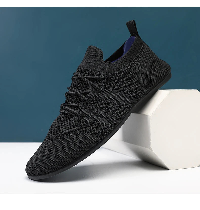 YRZL Mesh Loafers Men Driving Moccasins High Quality Flats Walking Shoes Breathable Non Slip Casual Loafers Summer Mens Shoes - Sun Studio