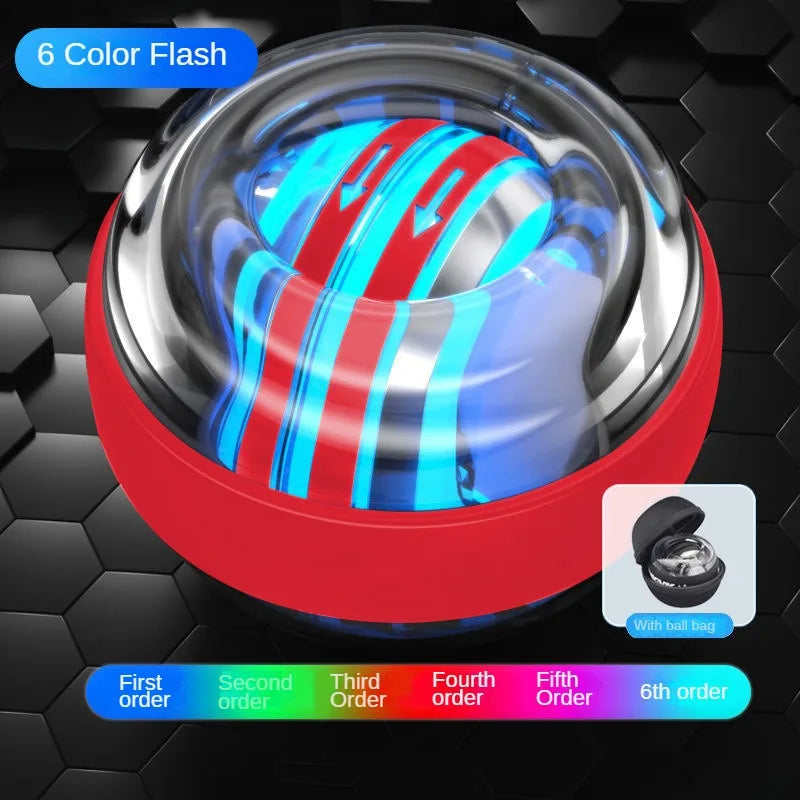 Self-start Wrist Force Ball Powerball Forearm Trainer Muscle Fitness Equipment Gyroscope Power Ball Gyro Wrist Booster Trainer - Sun Studio