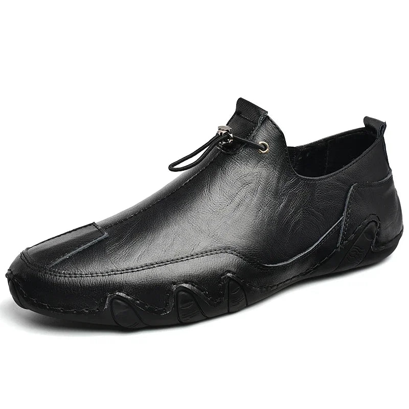 Size 38-47 Men Sneakers Leisure Comfortable Walking Genuine Leather Shoes Sports Outdoor Footwear Loafers Male Trainers 2021