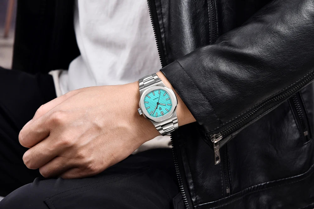 PAGANI DESIGN 2025 New Men's Watches Luxury Automatic Watch For Men Mechanical 40MM WristWatch Stainless Steel AR Sapphire glass - Sun Studio