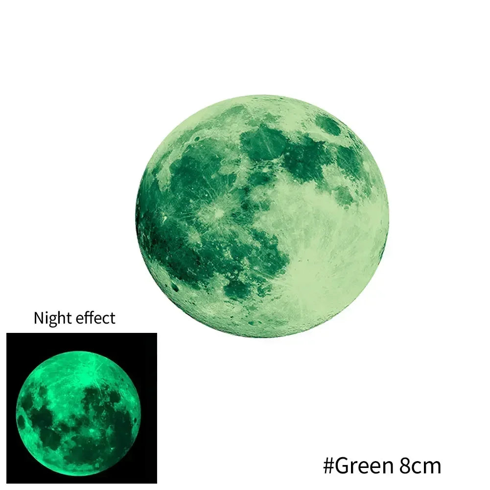 Colorful Moon Luminous Wall Stickers For Kids Room Bedroom Ceiling Art Decals Home Decor Unicorn Stars Glow In The Dark Stickers - Sun Studio