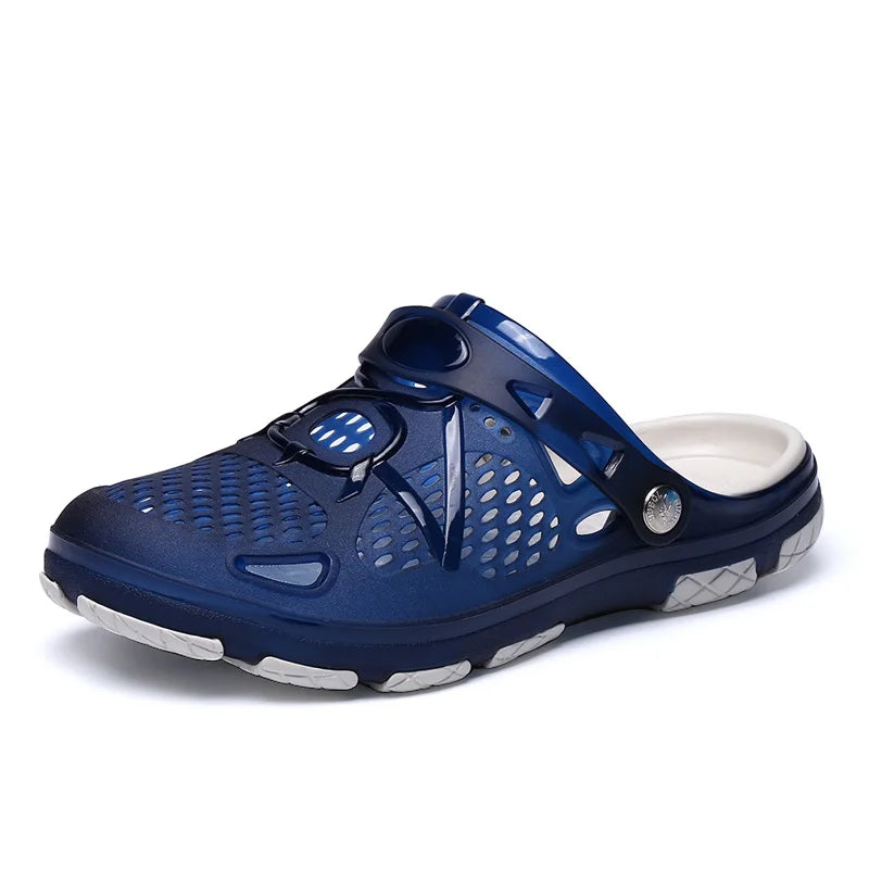 Fashion Slippers Casual Sandals Breathable Non-slip Comfortable Beach Shoes High Quality Home Slippers Outdoor Walking Male Shoe - Sun Studio