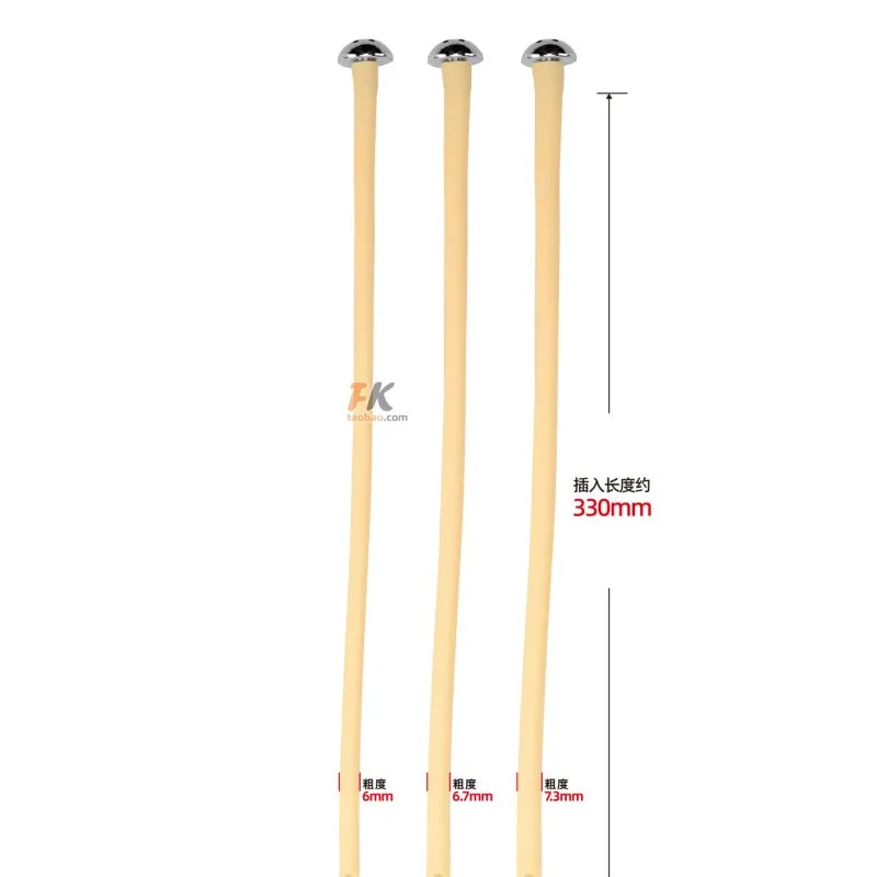 2.0Latex Catheter, Eyebar, Chastity Lock Accessory, Extra Long 350mm Eyebar, Detachable Showerhead, Urethral Stimulation Plug - Sun Studio
