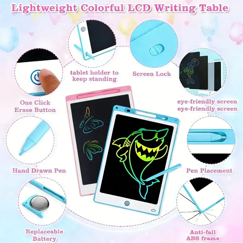 8.5 Inch LCD Writing Tablet Digital Drawing Tablet Handwriting Pads Portable Electronic Doodle Blackboard Travel Educational Toy - Sun Studio