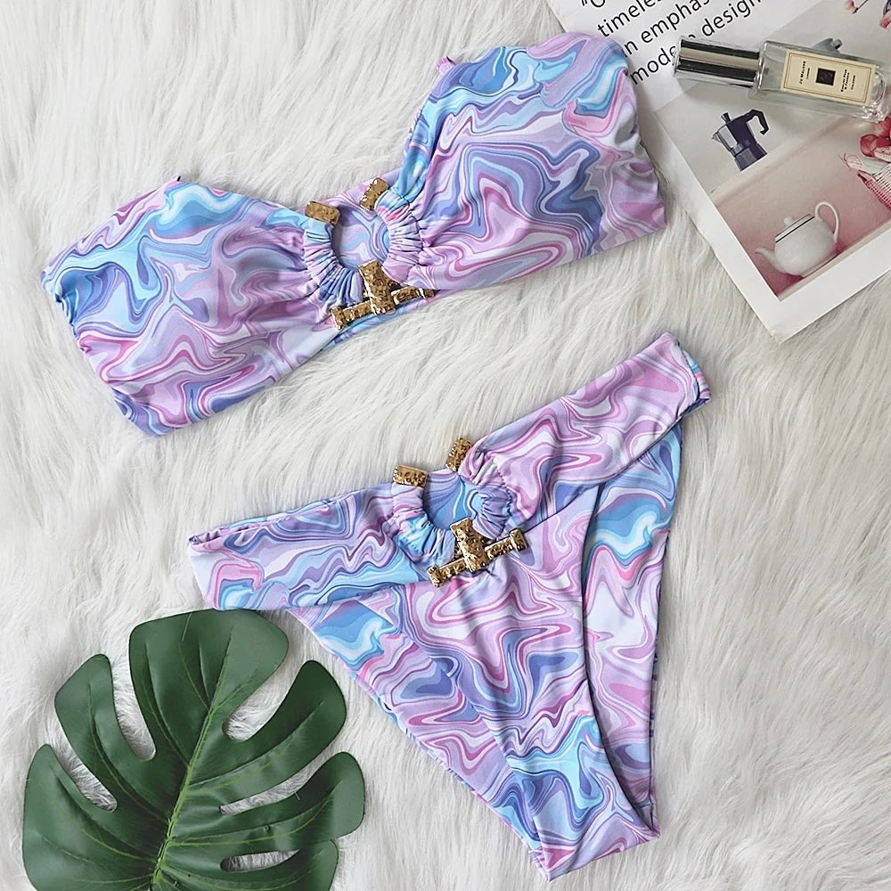 Pink Sexy Bikinis 2026 Women's Swimwear Female Swimsuit Swim Wear Bathing Suits Brazilian Girls Bikini Set Beachwear Pool Bather - Sun Studio