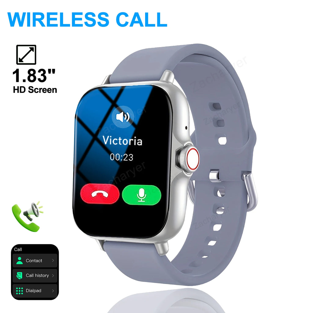 Smart watch, wireless calling /dial, Various APP Reminders,Suitable for men and women, sports watches,for iPhone/Andriod - Sun Studio