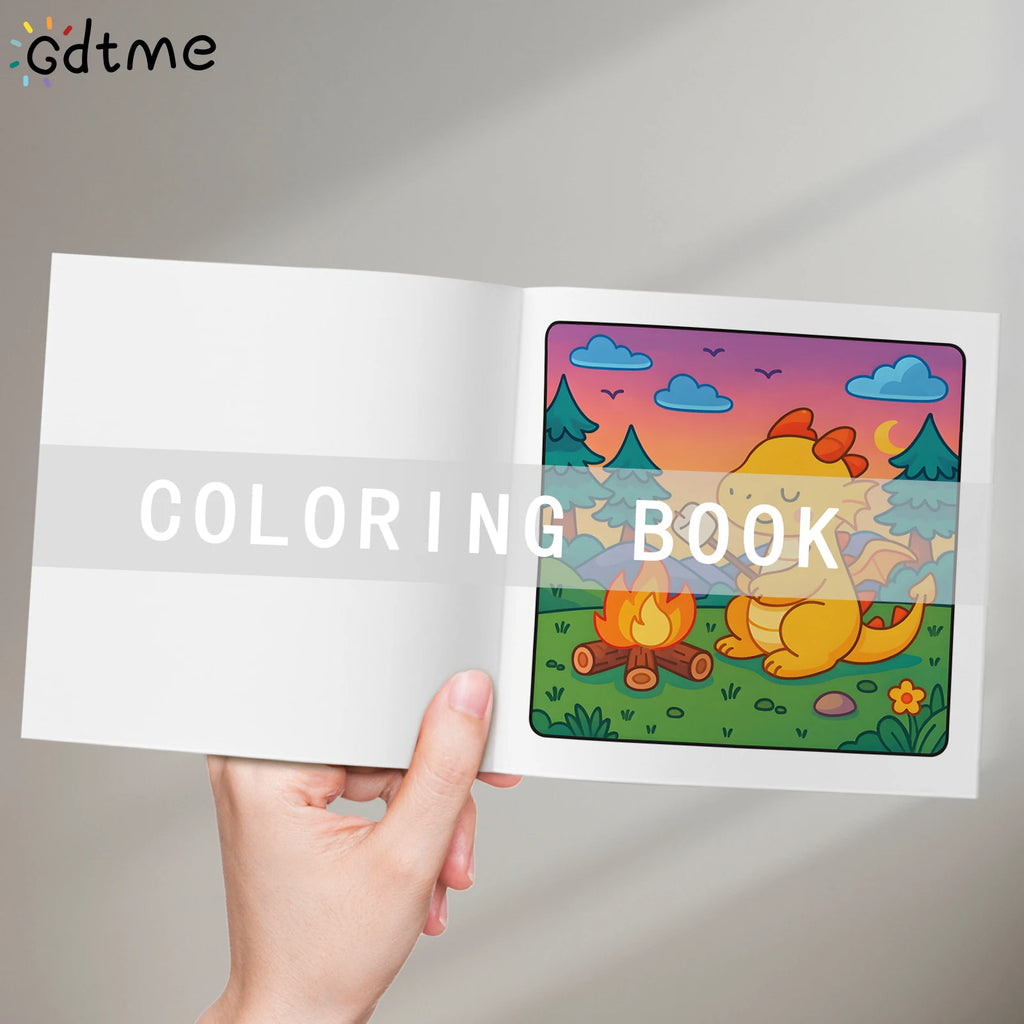SPEND THE DAY DRAGON Coloring Book for Adults Featuring Cute Cozy Daily Activities for Relaxation (Cozy Spaces Coloring) - Sun Studio