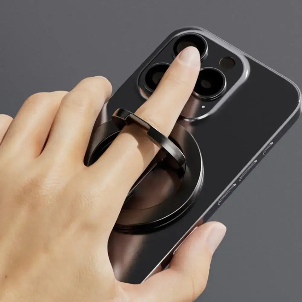 For MagSafe Double Sided Magnetic Phone Ring Holder Portable Folding Cellphones Stand Phone Accessories Support Bracket Grip Tok - Sun Studio
