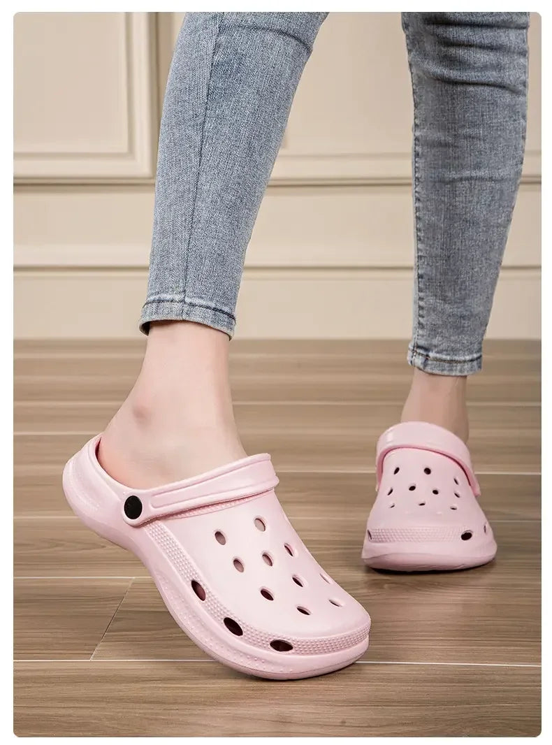 2026Summer Men Clogs Sandals Men's and Women's Leisure Slippers Beach Slides Home Garden Shoes Outdoor Sandals Plus Size46 47 48 - Sun Studio