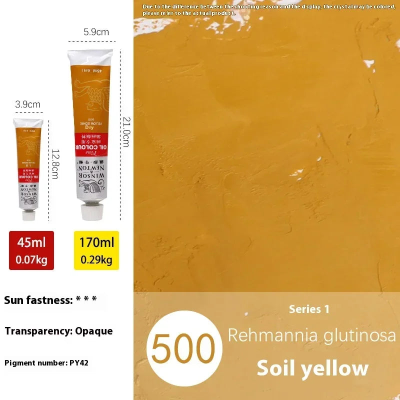 45ml Oil Paint Transparent Tube Fast Drying White Gold Silver Professional Color Painting Supplies For Artists Student Beginners