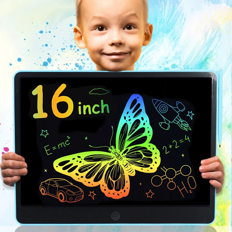 16/12/10/8.5/8.2/6.5/4.5inch LCD graphic tablet,color drawing tablet,3 4 5 6 7 8years kids birthday gifts/Christmas/travel toys - Sun Studio