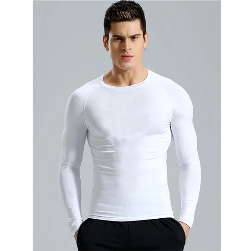 Fitness clothes men's outdoor sports quick drying short sleeved t-shirt training pro running stretch tight fitting clothes yoga - Sun Studio