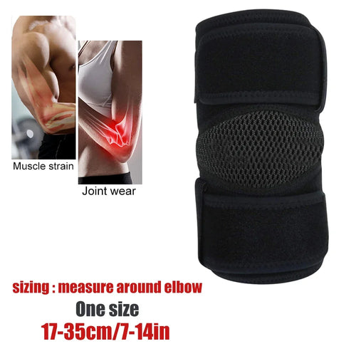 1 PC Sports Medicine Adjustable Elbow Support for Tennis & Golfer's Elbow, Support and Relive Strain for Men & Women,One Size - Sun Studio