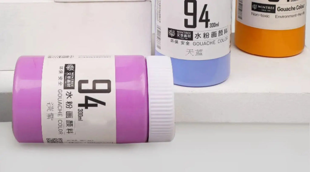 Gouache Paint Super Gouache Color 300ml Single Pack Art Class Non-toxic Beginner Pigment Art Student Special Large Bottle - Sun Studio