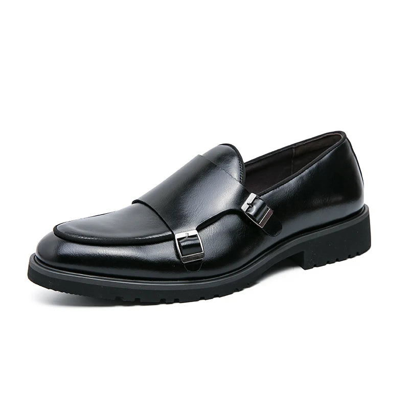 2023 Man Split Leather Shoes Rubber Sole Man Business Office Male Dress Lether Shoes Genuine Leather Wedding Party Shoes Plus 46