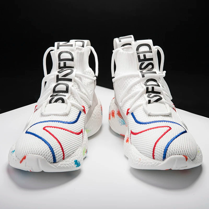 Casual Boot Shoes Men Camo Socks Sneakers Boots Shoes for Male Sneakers Breathable Jogging Trainer Socks Boots - Sun Studio