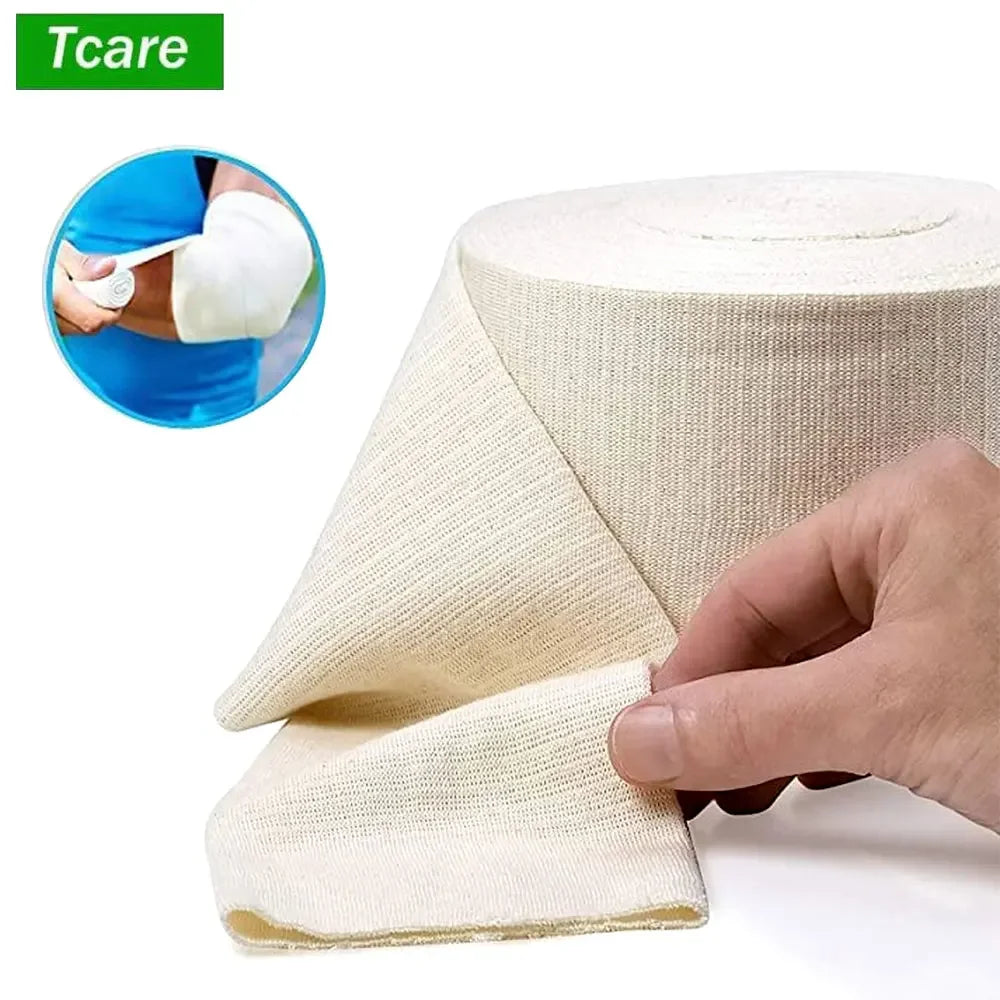 1 PCS Tubular Bandage for Legs and Knees, Reusable Elastic Bandage Sleeve, Tubular Compression Bandage Roll for Ankles & Elbows - Sun Studio