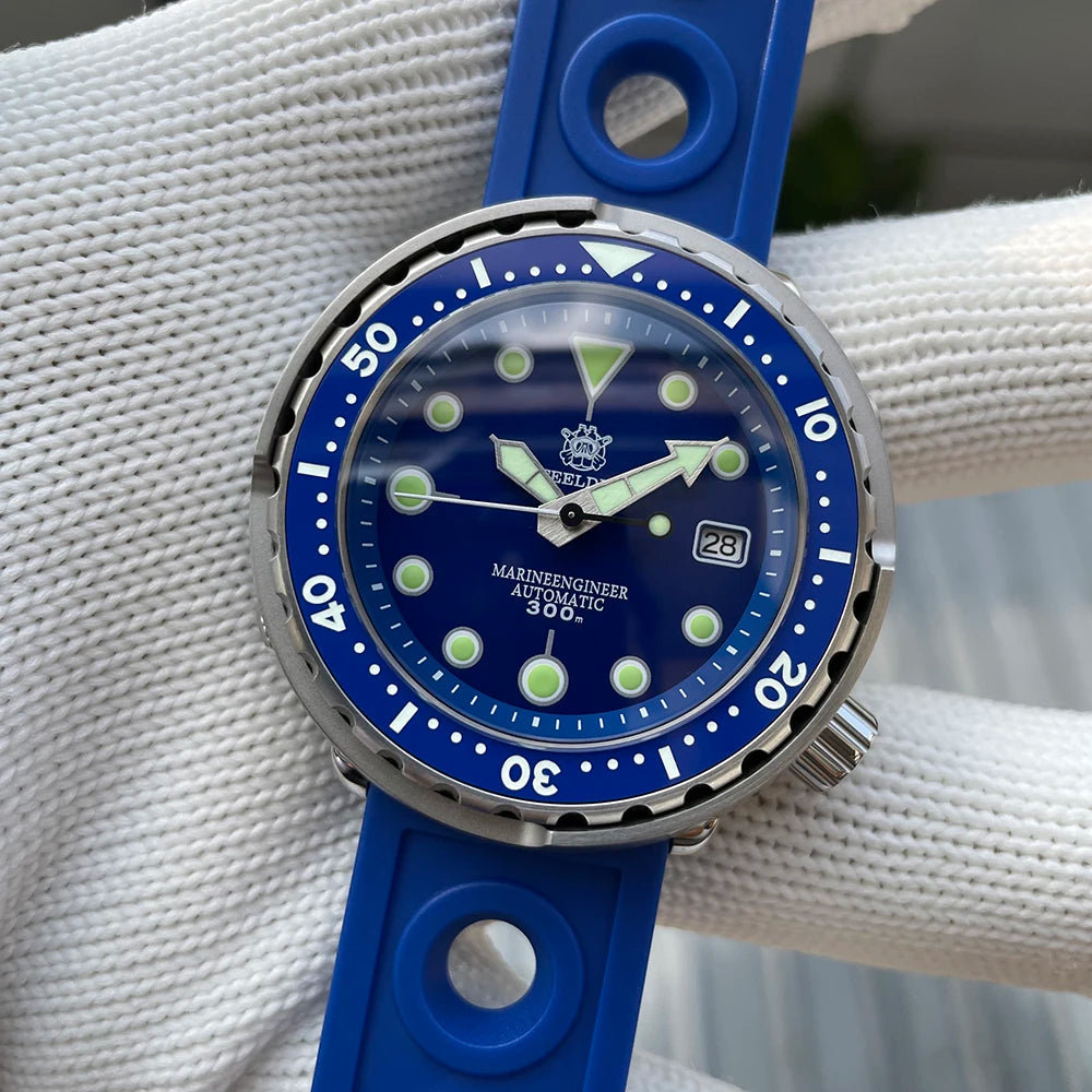 STEELDIVE SD1975 Luxury Automatic Watches Men Dive Watch 30Bar Waterproof Luminous Clock Sapphire Mirror Mechanical Wristwatch