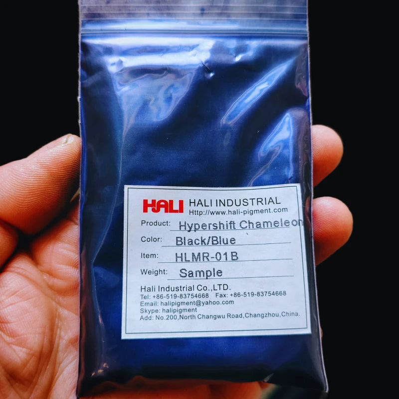 1G/Jar Super Chameleon Automotive Paint Pigment Powder Hypershift Chameleon Pigment Colorshift Blue/Red/Purple Item:HLMR-46