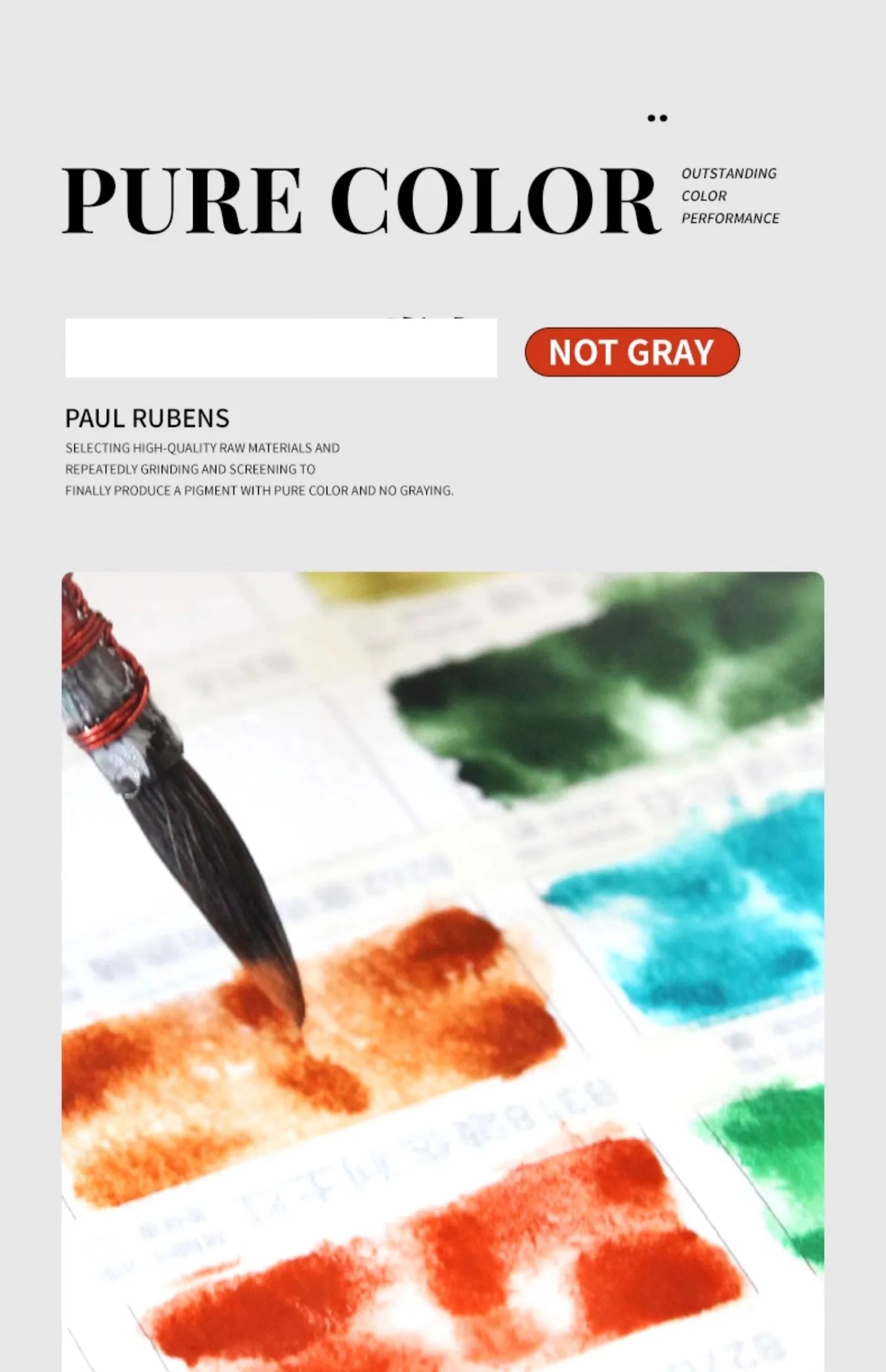 PALU Rubens Master Watercolor Pigment 15ml Tube Artist Professional Acuarela paint  Portable Student Painting Art Supplies 2024 - Sun Studio