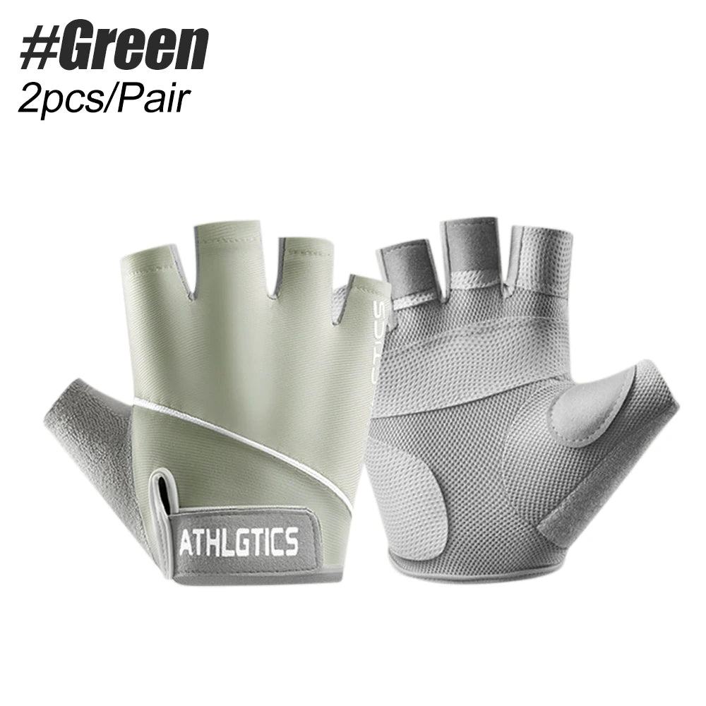 Gym Gloves for Men Women Fitness Weight Lifting Wristband Gloves Body Building Training Sports Exercise Cycling Glove Shockproof - Sun Studio