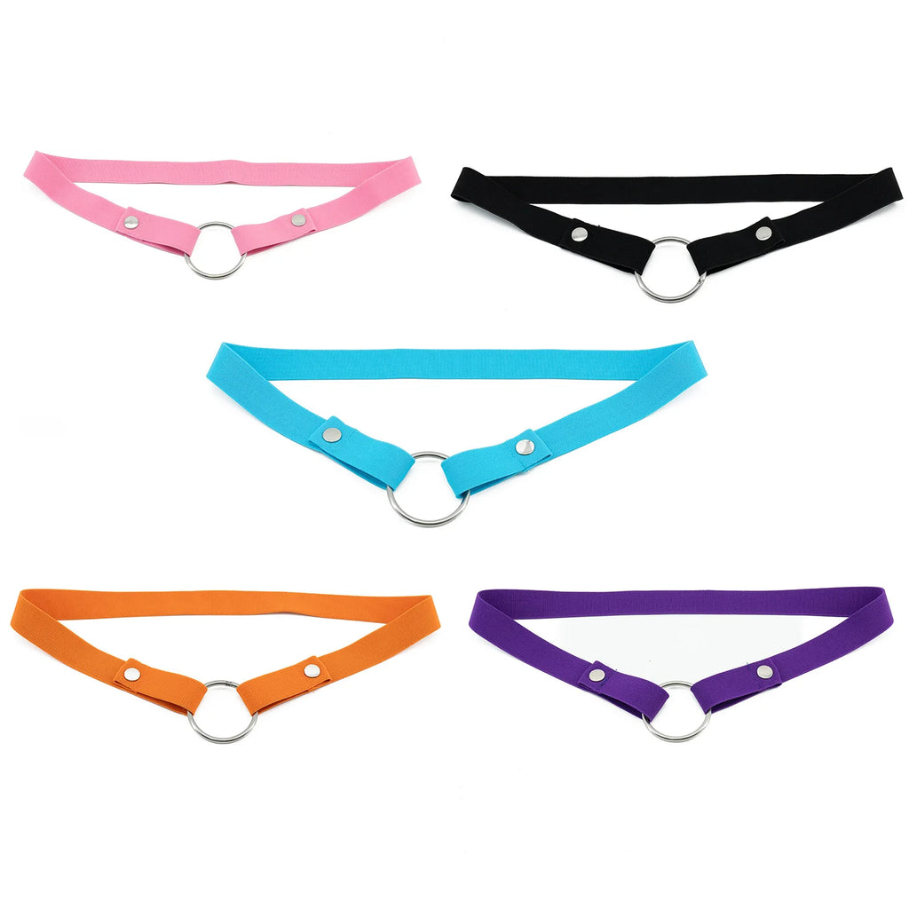 Wide Comfort Men's Chastity Lock Auxiliary Strap with Double-Directional Fixing Strap, Three-Directional Restraint CB Lock and E - Sun Studio