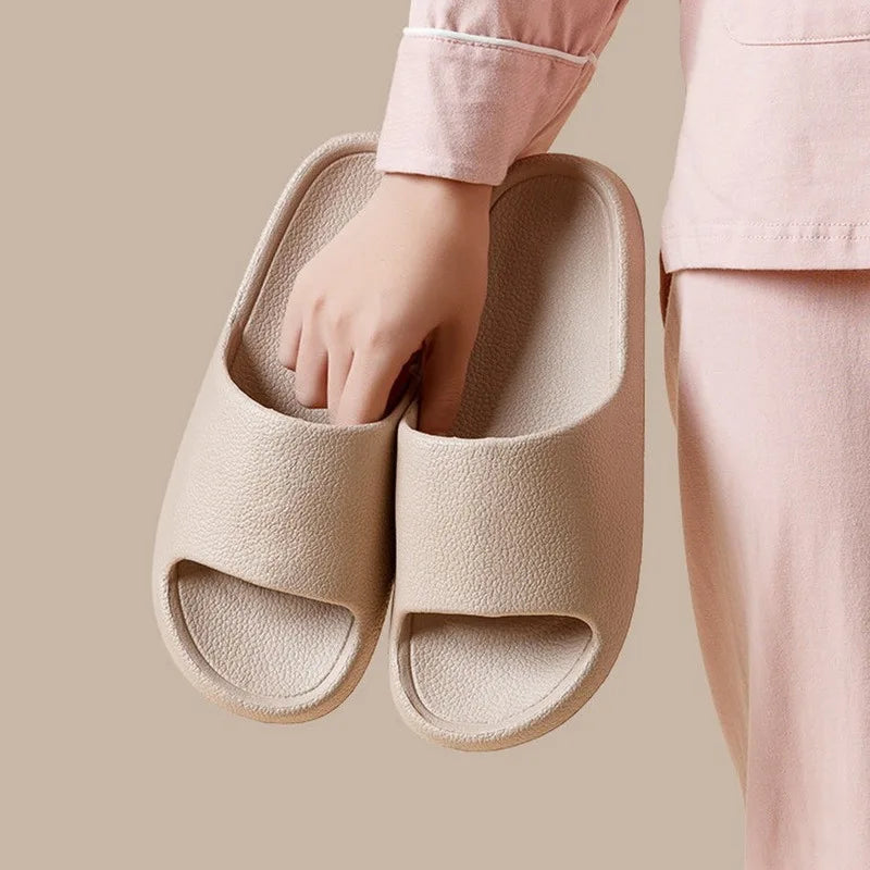 Summer NEW Slippers For Men Women Eva Soft Bottom Slippers Indoor House Slides Flat Sandals Outdoor Beach Shoes Man Flip Flops - Sun Studio