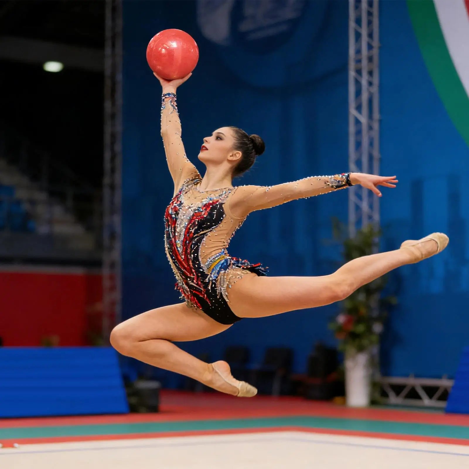 Rhythmic Gymnastics Ball Professional Ergonomic High Elasticity Rhythmic Gymnastic Ball For Dance Performance For Gymnasts - Sun Studio