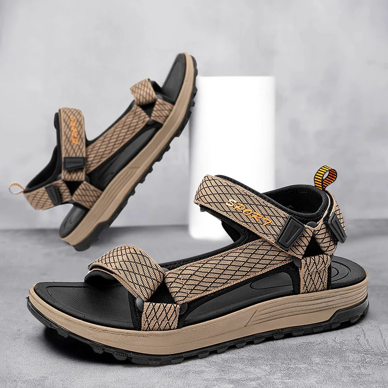 Summer Men Sandals Fashion Leisure Beach Holiday Sandals for Mens Lightweight Shoes New Outdoor Comfortable Casual Sandals - Sun Studio