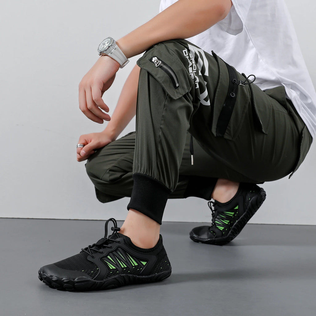 Wide Barefoot Shoes for Womens Mens Outdoor Running Zero Drop Casual Sneaker Minimalist Shoes - Sun Studio