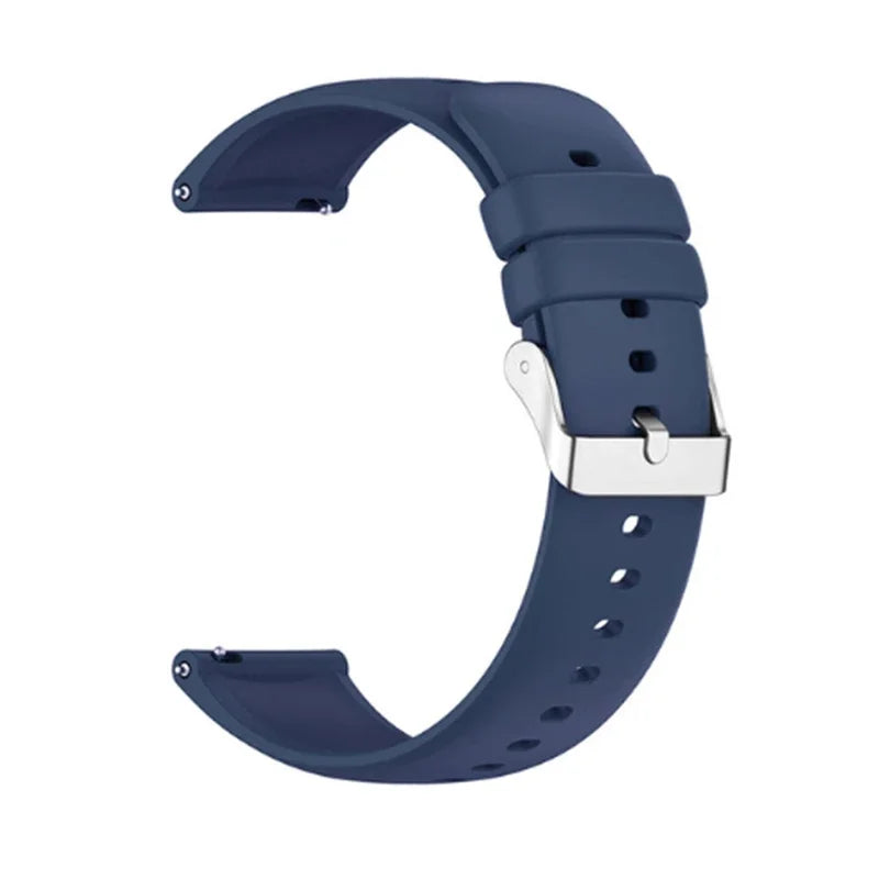 Hot Sell 20MM 22MM Silicone Watch Strap 20/22mm Universal Watchband Wristwatch Band for P22 Smartwatch &Other Watches Bracelet - Sun Studio