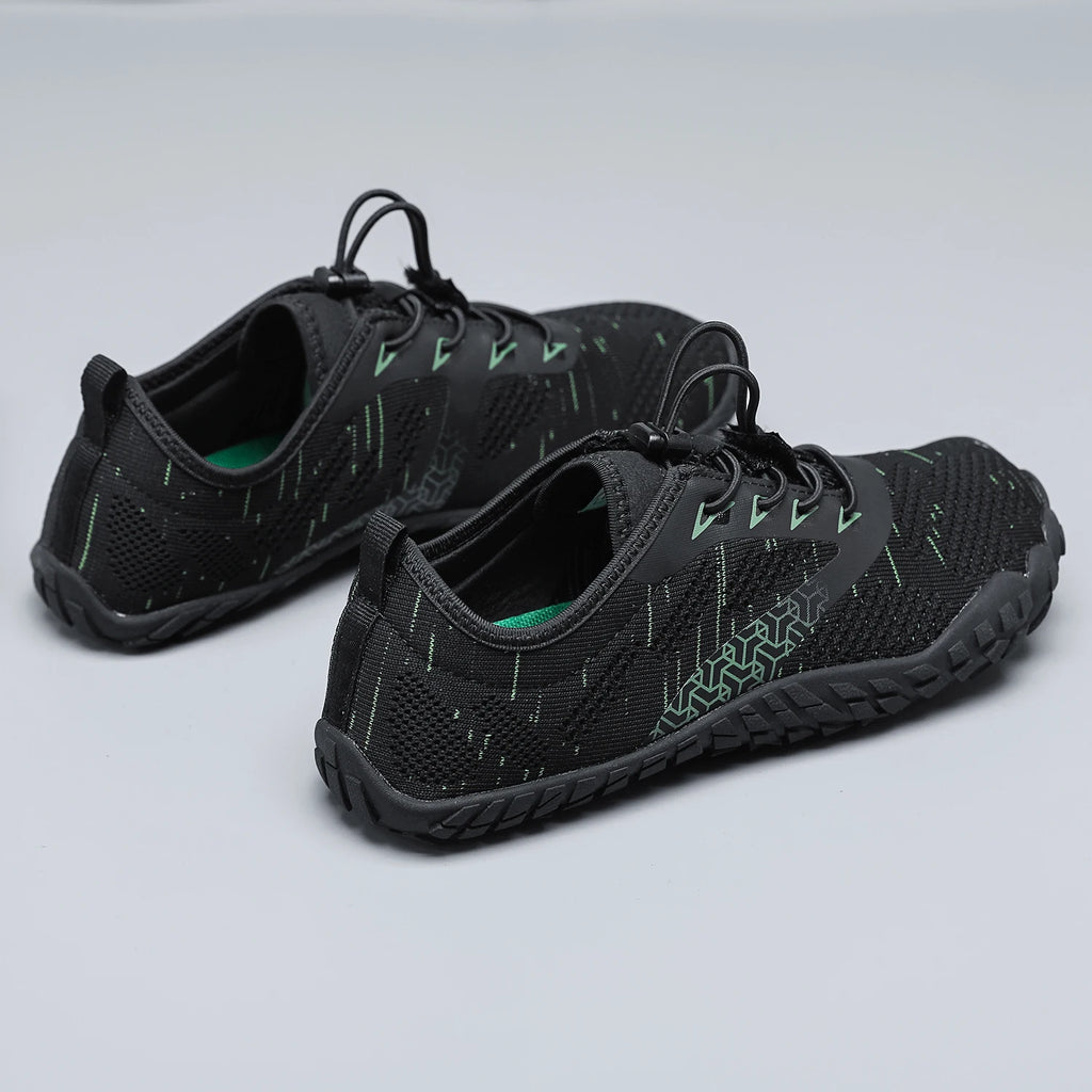 Wide Toe Zero Barefoot Shoes Mens Minimalist Water Shoes Breathable for Walking Rock Climbing Wrestling Trail Running Sneakers - Sun Studio