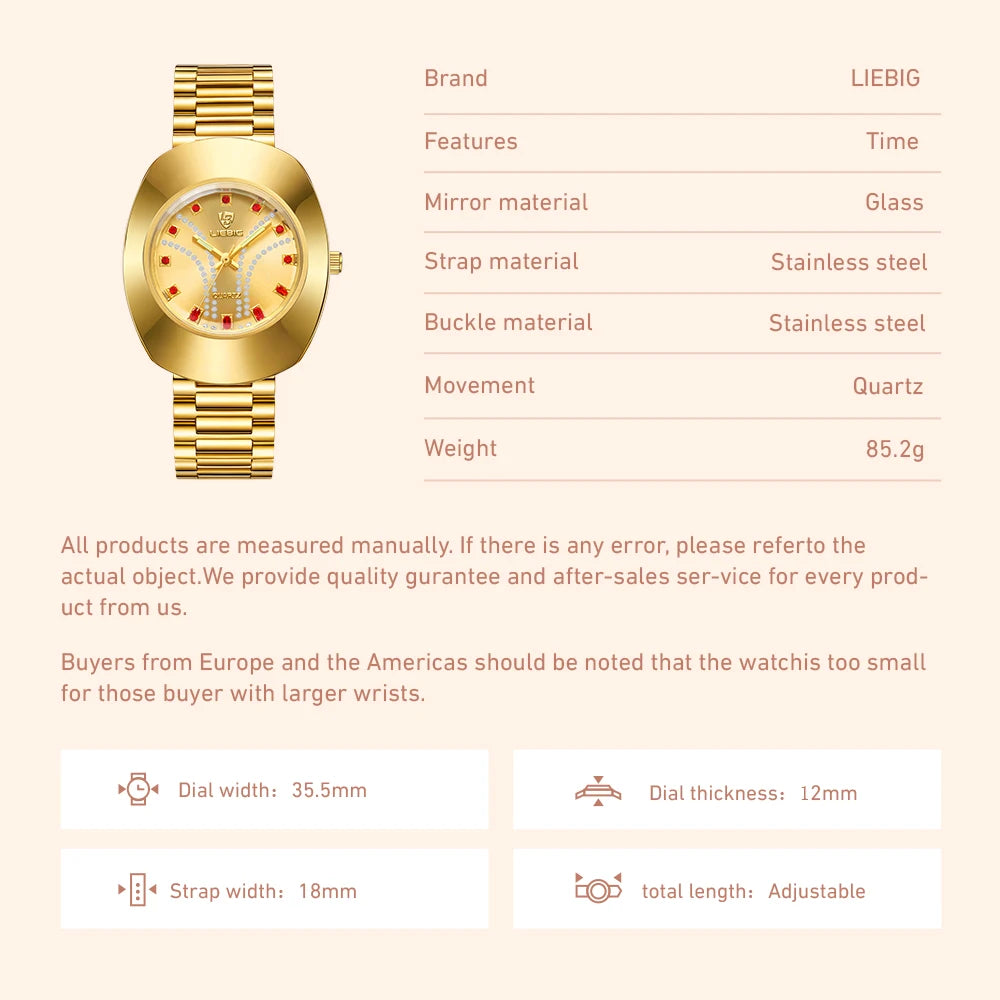 Fashion Brand Men's watches Women's Quartz watch Female Waterproof Luxury Wristwatch Relogio Feminino Casual Male Clock L1021 - Sun Studio