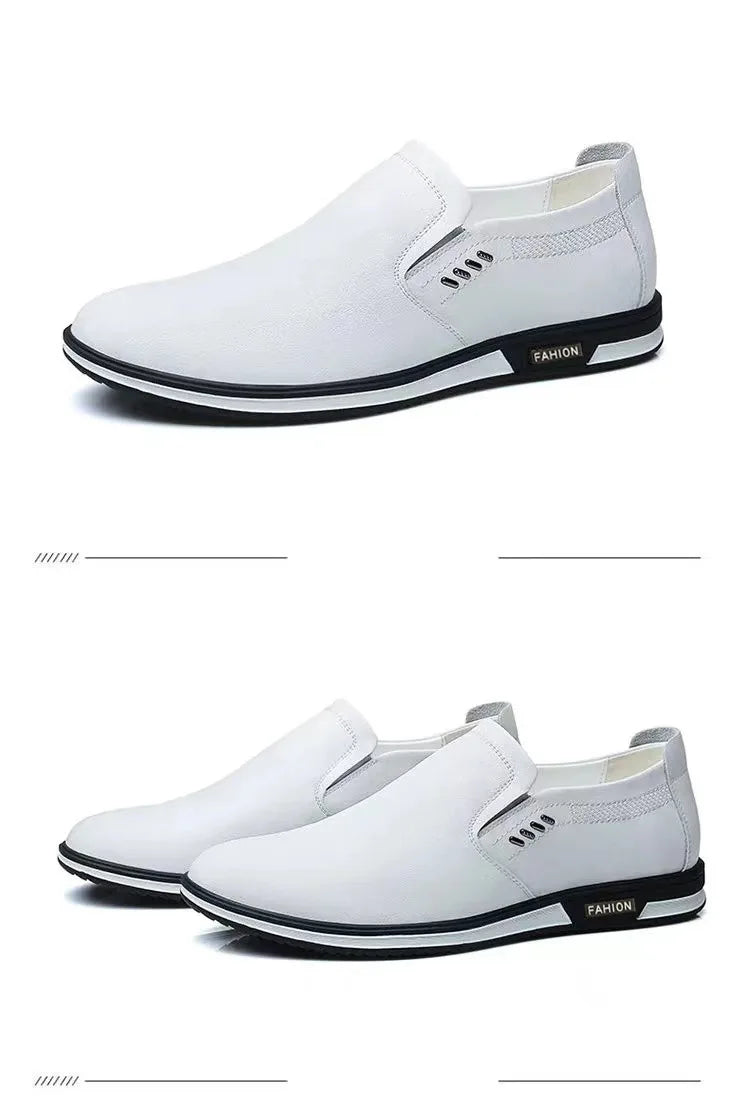 Brand Leather Shoes for Men Designer Loafers High Quality Adult Moccasins Men Driving Shoes Male Footwear Men's Formal Shoes - Sun Studio