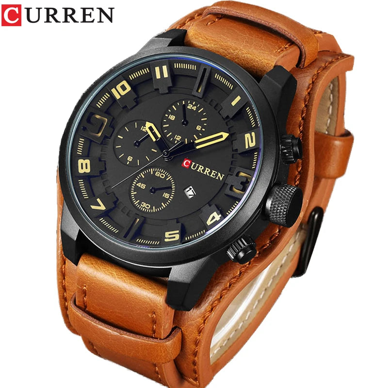 CURREN Men's Watches Top Brand Luxury Fashion&Casual Business Quartz Watch Date Waterproof Wristwatch Hodinky Relogio Masculino - Sun Studio