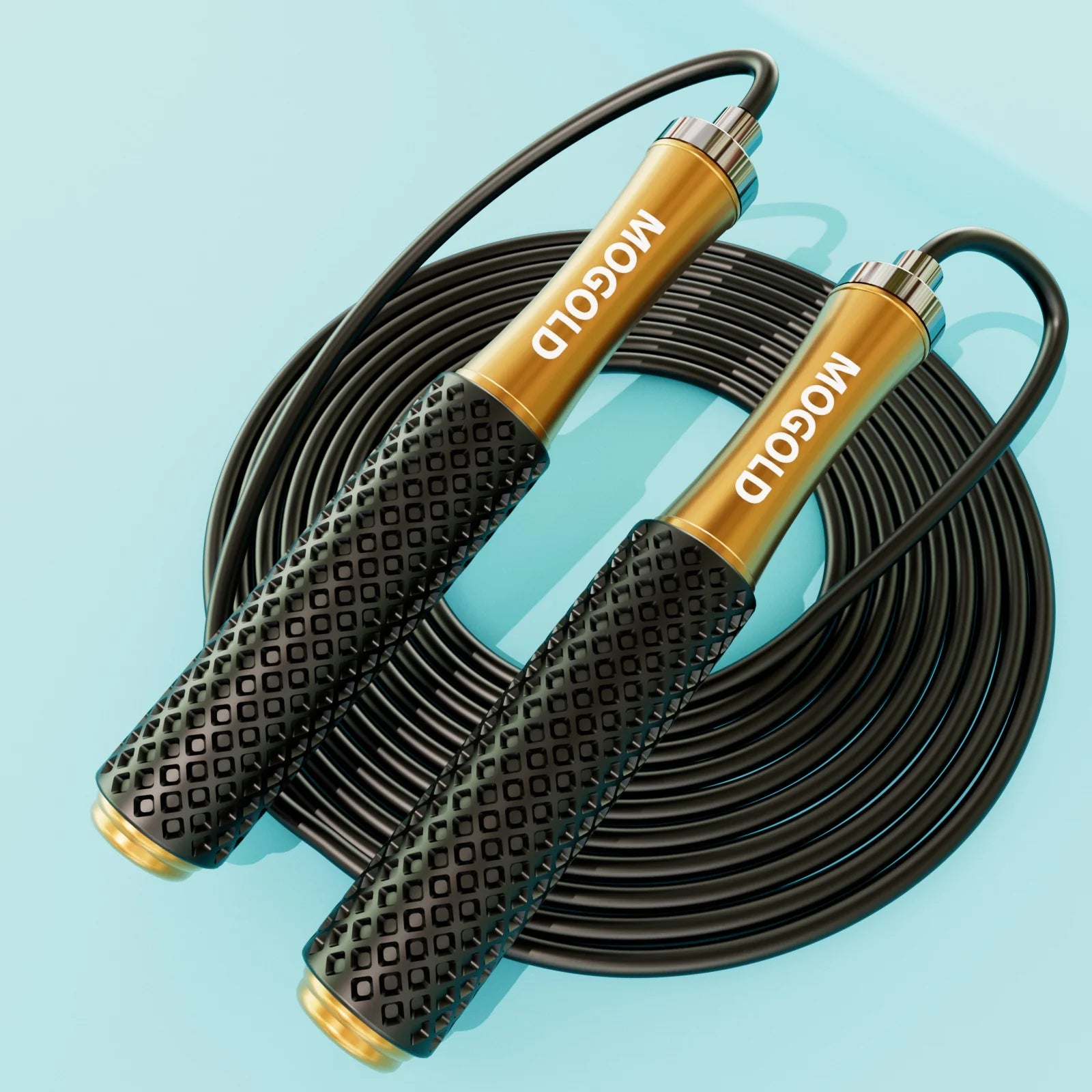 Children Bearing Jump Rope, Aluminum Alloy Handle, Smooth Rotation, Adjustable, Suitable for Speed, Aerobic Exercise, Fitness - Sun Studio