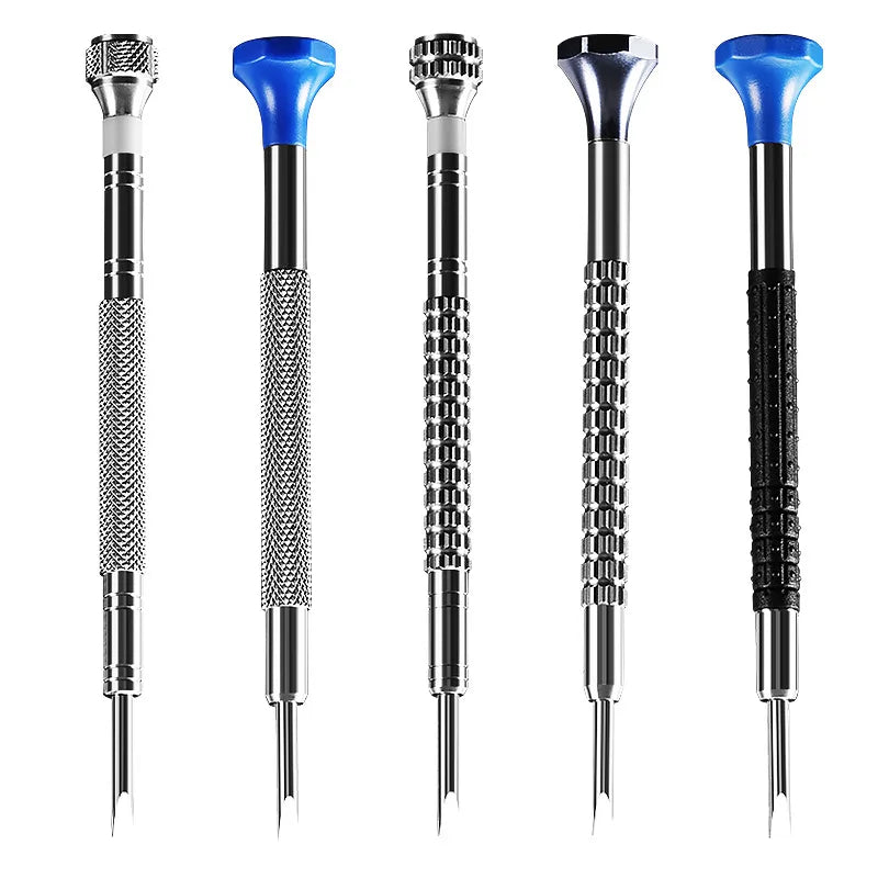 New Precision Watch Screwdriver Set 10pcs 0.5-3.0mm Phillips One-Piece Hand Screwdrivers for Watches Eyeglasses Watchmaker Tools - Sun Studio