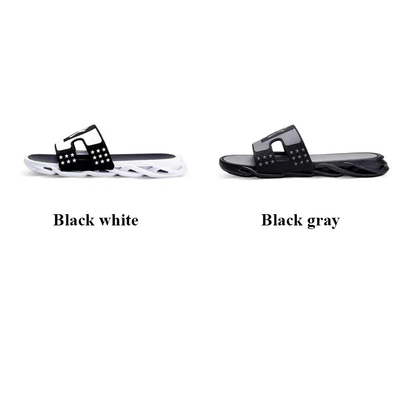 Summer Sandals Slippers Men Beach Outdoor Non-Slip Fashion Flip-Flops Brand Sports Street Wear Casual Shoes Ciabatte Uomo Trend - Sun Studio