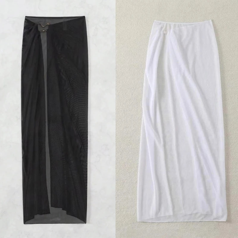 Women's Beach Wrap Sarongs Swimwear Cover Up Long Beach Cover Up Wrap Skirts Swimsuit Wrap Skirts for Holiday - Sun Studio