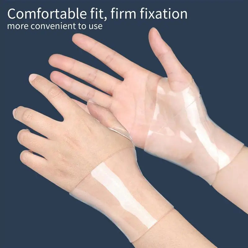 Gel Wrist Brace Transparent Wrist Support Brace Gel Wrist Support Fingerless Glove Carpal Tunnel Gel Wrist Brace For Women Men - Sun Studio