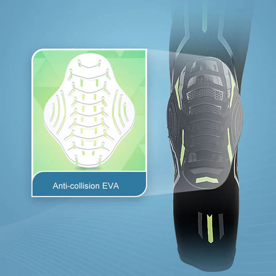GTUBIKE 1PCS Knee Brace Compression Knee Support Shockproof Knee Pads Knee Sleeve for Running Arthritis Joint Pain Relief - Sun Studio