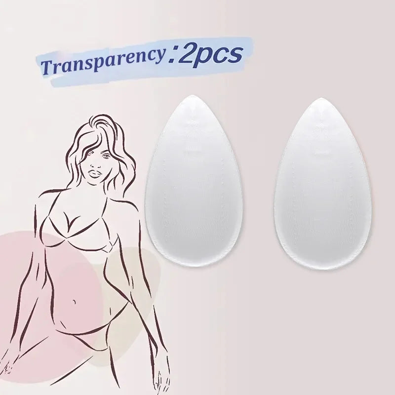 2Pcs/Set Private Concealer Silicone Pads Part Reusable Nursing Adhesive Swimsuit Sticker Women Protector Invisible Parts - Sun Studio