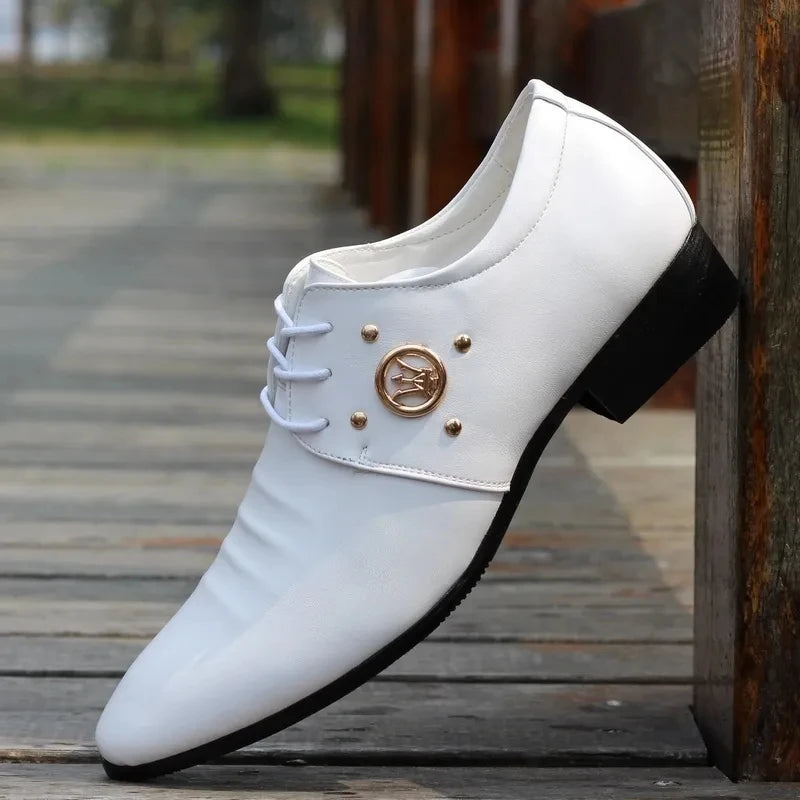 Summer Leather Shoes for Men Male Leather Fashion Business Luxury Colorful Party Dress Shoes Loafers 남성구두 Sapatos Masculinos - Sun Studio