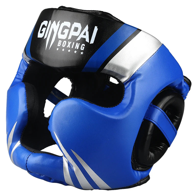 Kick Boxing Helmet for Men Women PU Karate Muay Thai Guantes De Boxeo Free Fight MMA Sanda Training Adults Kids Equipment - Sun Studio