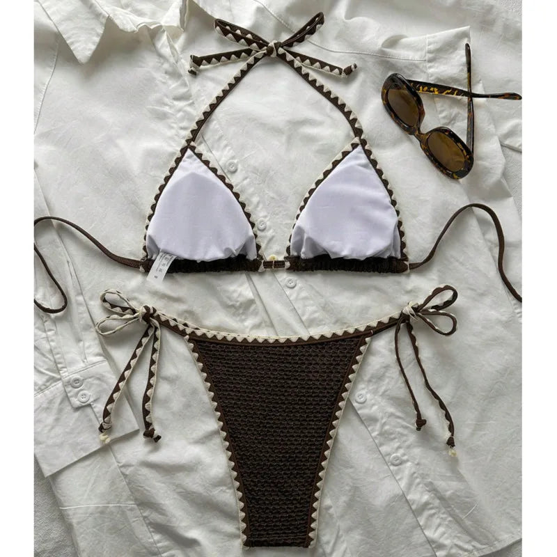 Summer Sexy Bikinis 2026 Women Swimwear Female Swimsuit For Swim Wear Bathing Suits Brazilian Bikini Set Beachwear Pool Bather - Sun Studio
