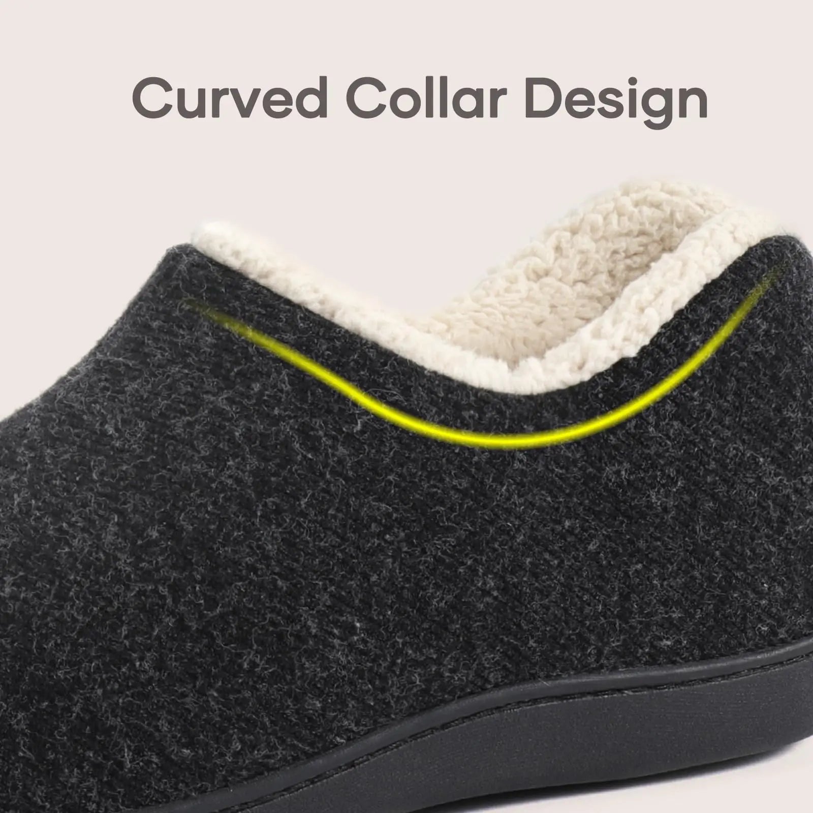Asgard Winter Cotton Slippers For Men Outdoor Non-slip Warm Slippers Indoor Memory Foam Home Slippers Fashion Casual Furry Shoes - Sun Studio