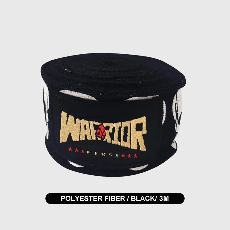 1 Pair Boxing Hand Wraps MMA Muay Thai Kick Boxing Handwraps For Training Bandages Sport Straps 3M/5M Length Skull Print - Sun Studio