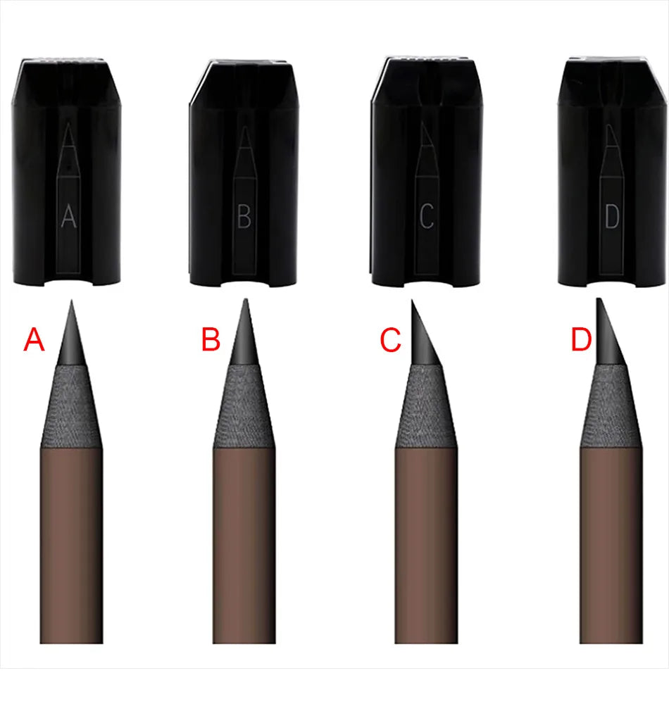 Eyebrow Pencil Microblading Supplies Set Waterproof Eyebrow Tattoo Tint Enhancers With Sharpener Brow 10Pcs Brow Trimmer Blade - Sun Studio