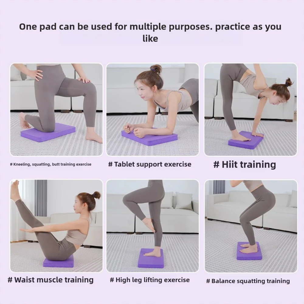 Sports NBR Balance Pad Kneeling Pad High Density Yoga TPE Mat Yoga Pad Fitness Board Support Balance Pad Durable - Sun Studio