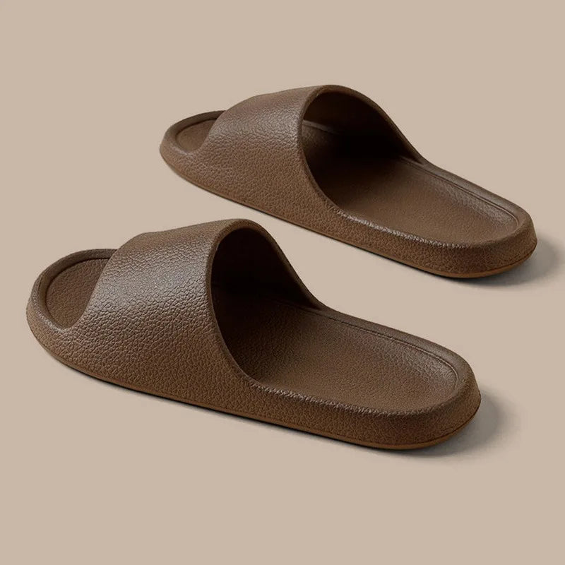 Summer NEW Slippers For Men Women Eva Soft Bottom Slippers Indoor House Slides Flat Sandals Outdoor Beach Shoes Man Flip Flops - Sun Studio